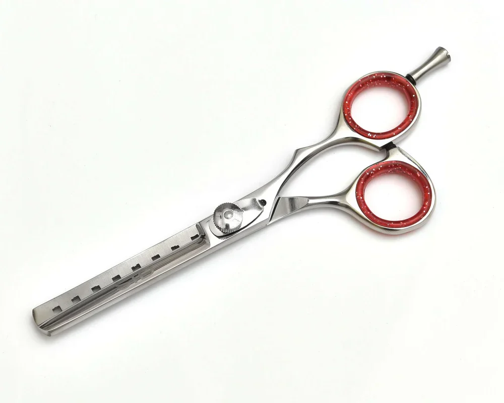 Red Accent Thinning Scissors