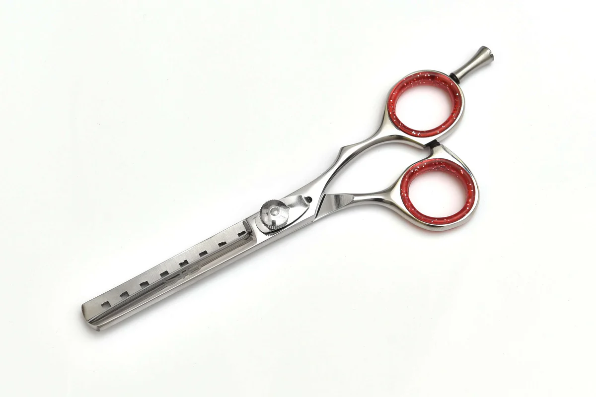 Red Accent Thinning Scissors
