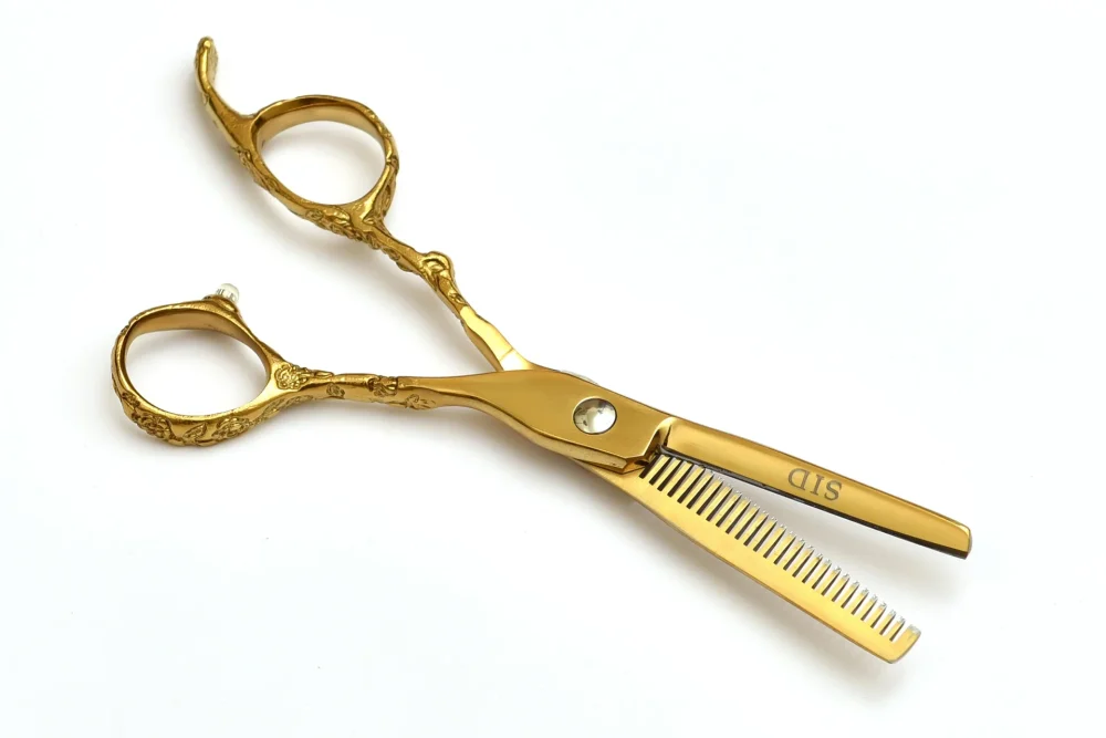 Royal Gold Hair Thinning Scissors – Texturizing Shears for Barbers & Stylists - Image 3