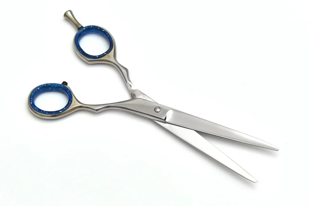 Blue Handle Professional Hair Cutting Scissors