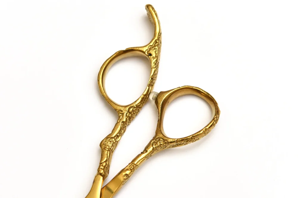 Royal Gold Hair Thinning Scissors – Texturizing Shears for Barbers & Stylists - Image 4