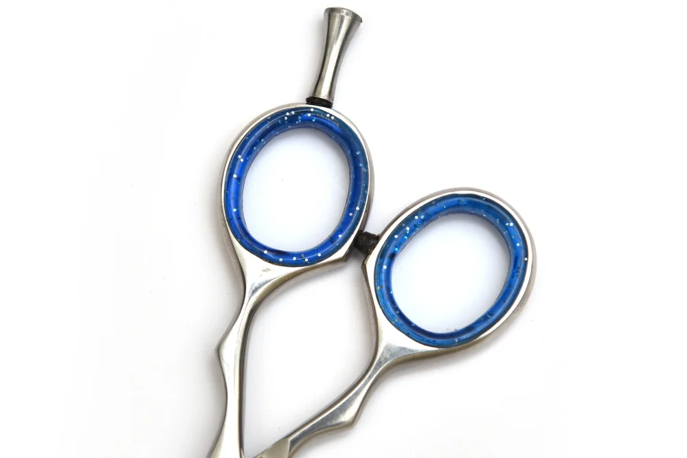 Blue Handle Professional Hair Cutting Scissors - Image 4