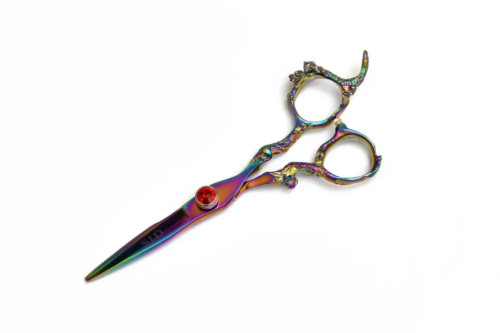 Rainbow Titanium Hair Cutting Scissors – Iridescent Finish - Image 2