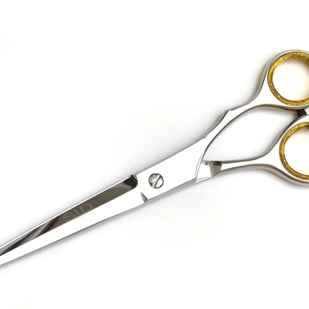 Premium Stainless Steel Hair Cutting Shears with Gold Handle